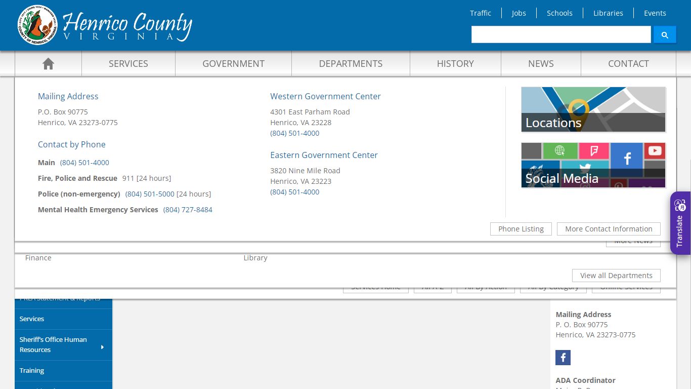 Inmate Visitation - Henrico County, Virginia